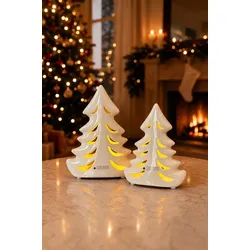 Weihnachtsbaum Tiana LED 23cm cremeweiß