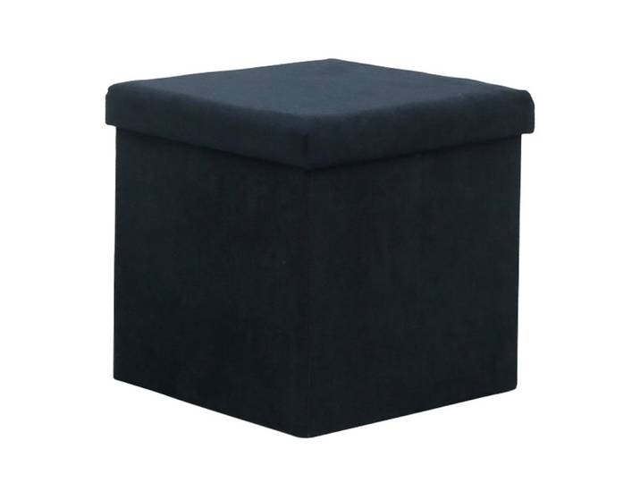Pouf Ava Bleu Nuit - Basika