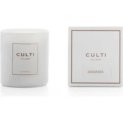 Culti Aramara Duftkerze 270 g, weiß, im glänzenden Glas