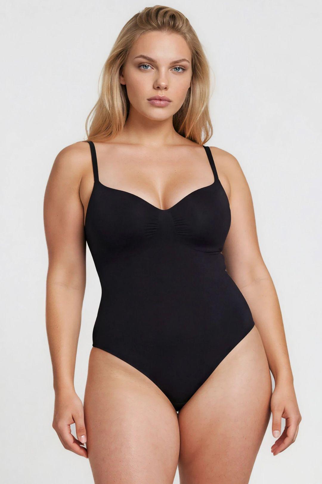 Premium Nahtloser Verstellbarer Träger-Bodysuit Shapewear