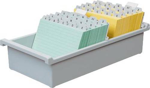 HAN 954-0-11 Karteitrog Lichtgrau max. Anzahl der Karten: 1.300 Karten DIN A4 quer