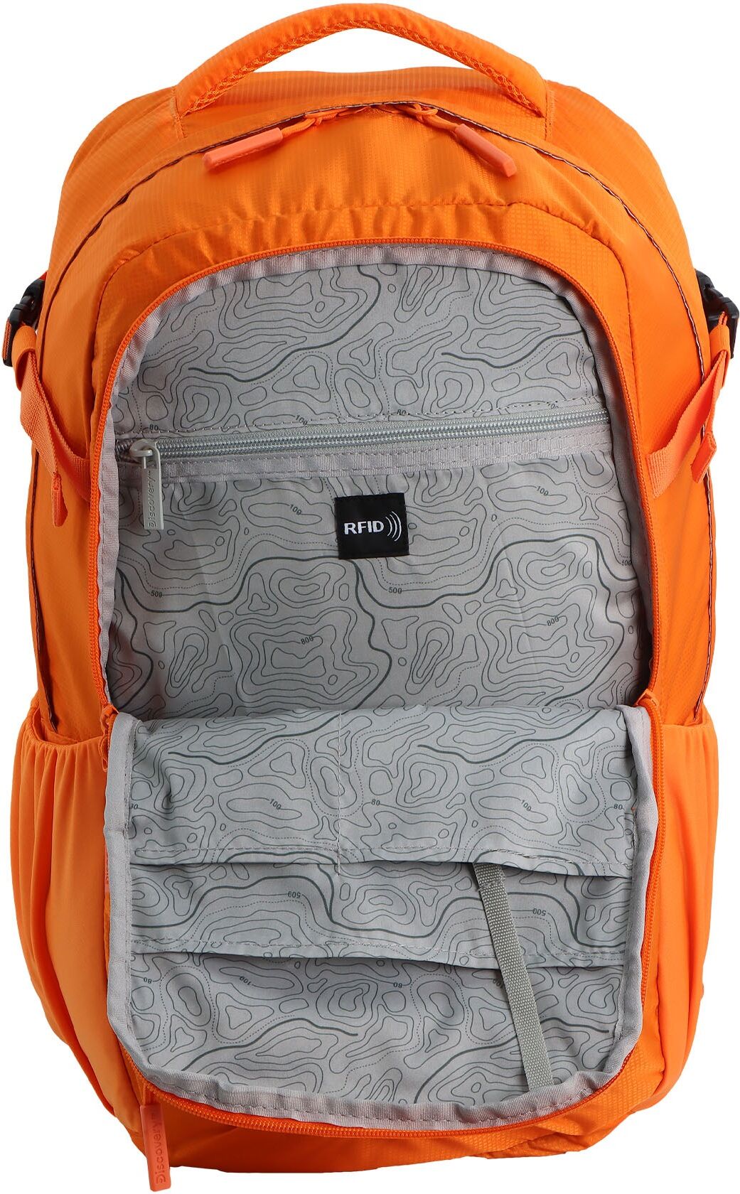Sportrucksack DISCOVERY "Outdoor", Gr. B/H/T: 31cm, orange, Nylon, unifarben, Rucksäcke, aus Nylon-Material