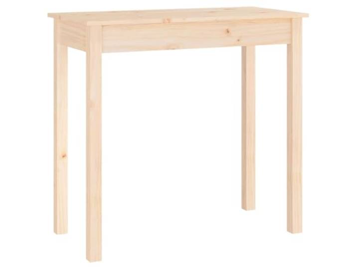 Heofavd Konsolentisch 80x40x75 cm Massivholz Kiefer Beistelltisch Flur