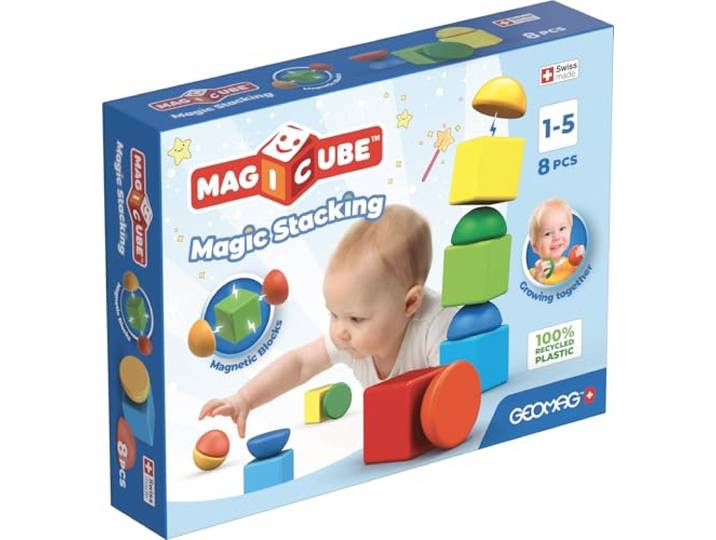 Geomag magnetische bouwblokken Magicube gerecycled 8 stuks educatief