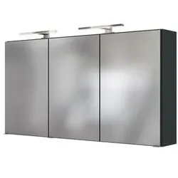 Held-Möbel Spiegelschrank Lucca Dekor Grau 120 cm