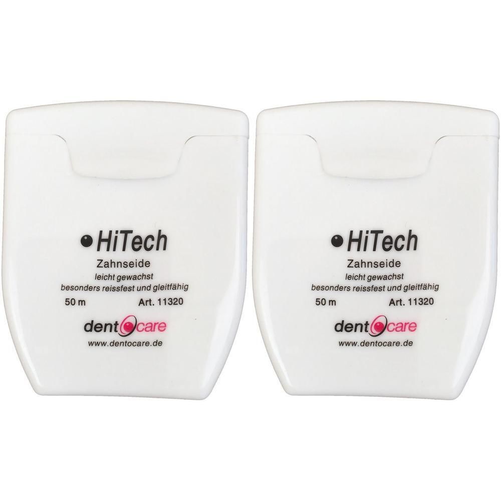 Dent O Care Hi-Tech Zahnseide 50 m leicht gewachst 2x 2x1 St