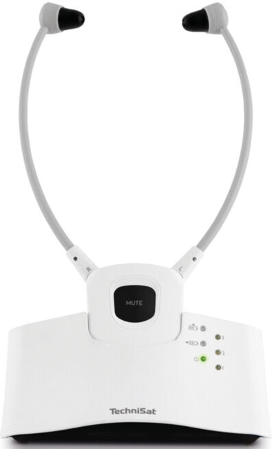 technisat Ensemble casque STEREOMANISI3 avec station de base blanc (0000/9130)