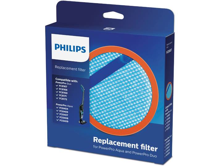 PHILIPS Ersatzfilter FC5007/01 , weiß (weiß, blau), Filterkartuschen, Ersatzfilter