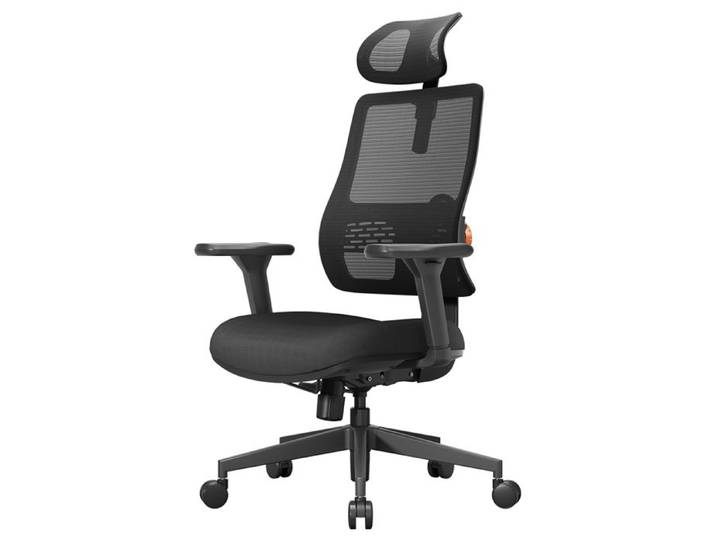 NEWTRAL MAGICH003 Chaise ergo dossier suivi auto appui-tête réglable profondeur assise adaptable soutien lombaire noir