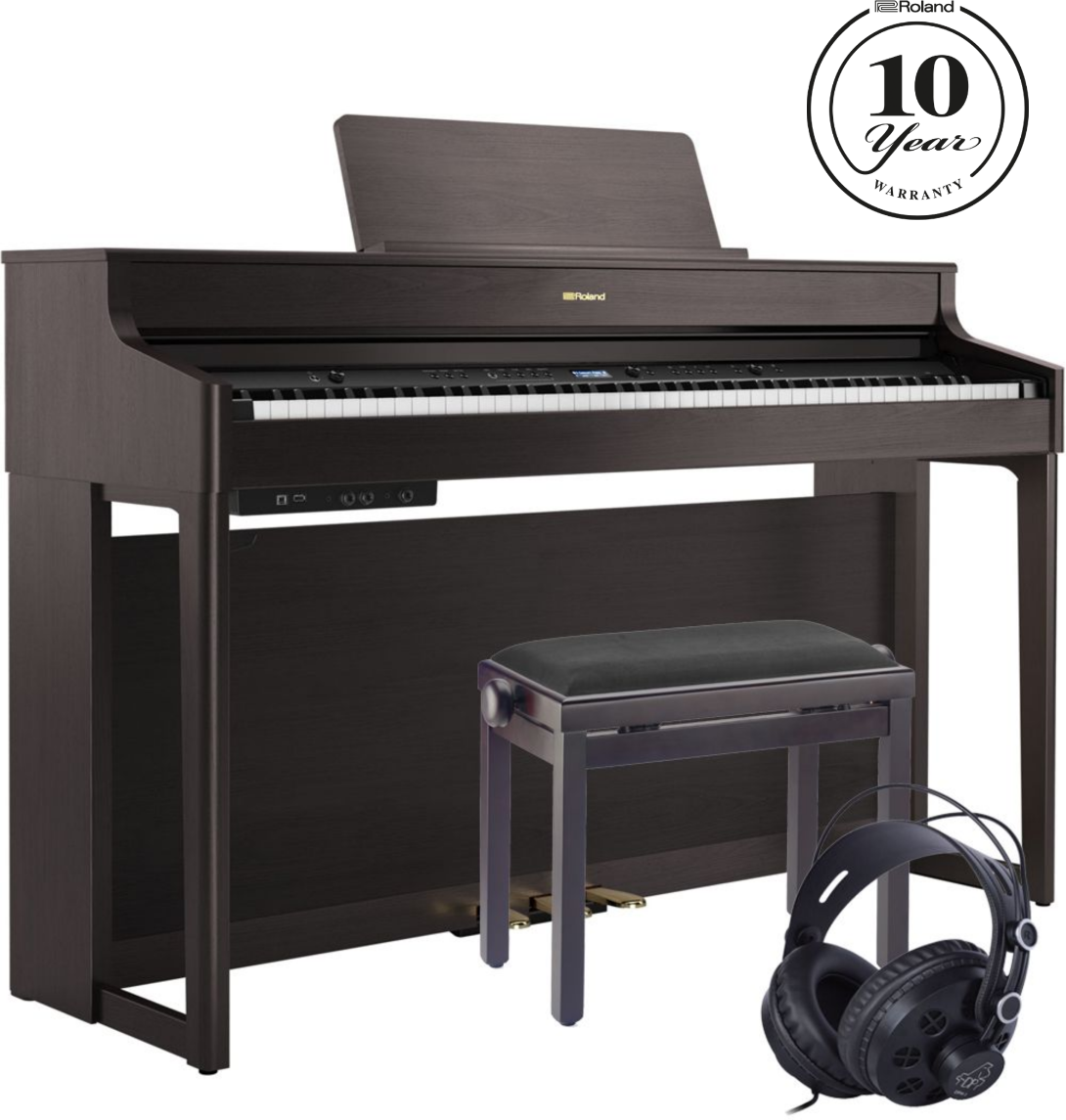 Roland HP-702 Rosenholz E-Piano Set