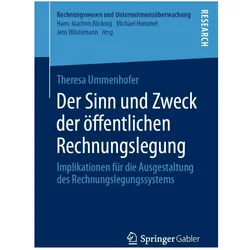 Der Sinn und Zweck der öffentlichen Rechnungslegung, Fachbücher von Theresa Ummenhofer