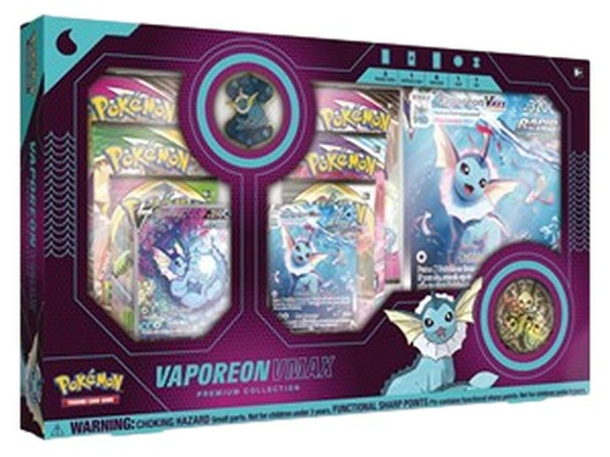 Pokemon Vaporeon VMAX Premium Collection US Version