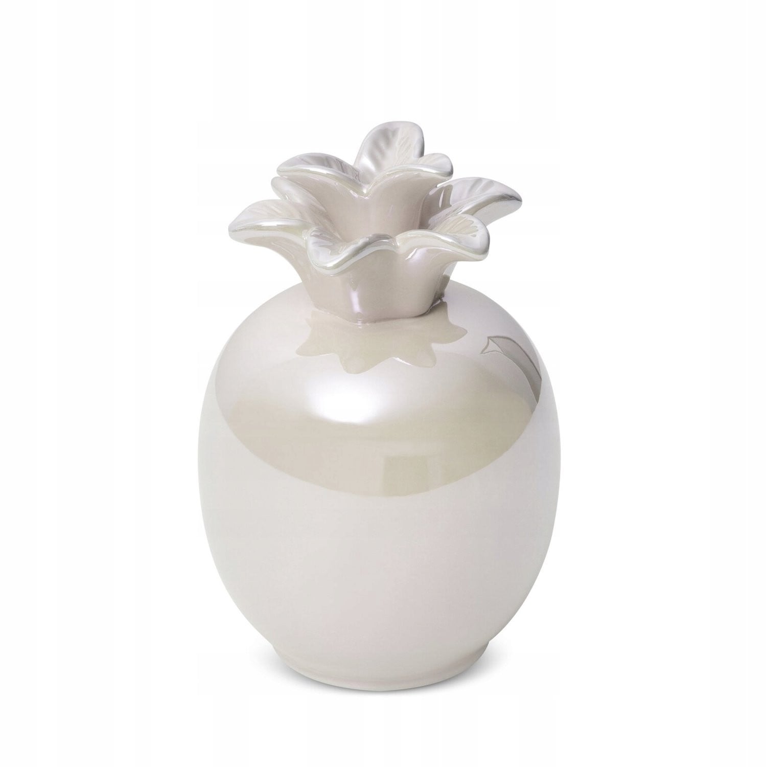 Decoratieve Ananas Figuur van Keramiek, 9 x 14 cm
