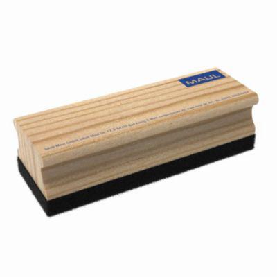 Maul Tafelwischer MAULforest, ergonomisch, für alle Whiteboard-Oberflächen, Filz und Massivholz, braun/schwarz