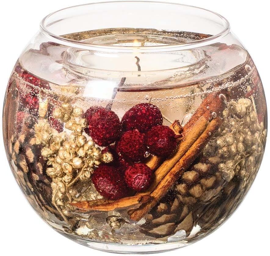 Duftkerze STONEGLOW "Cosy Vibes rund", transparent, B:10cm H:10cm Ø:10cm, Glas, Wachs, Kerzen, Duftkerze transparent Ø/H: 10cm x 10cm