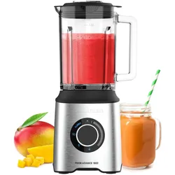 Taurus PRIOR ADVANCE 1800, Standmixer, Schwarz, Transparent, Silber