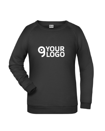 Basic Sweat Lady: felpa da donna personalizzabile Personalizzate o neutre James & Nicholson