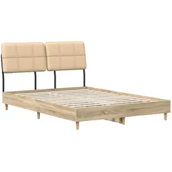 vidaXL, Bett, Bett mit Kopfteil