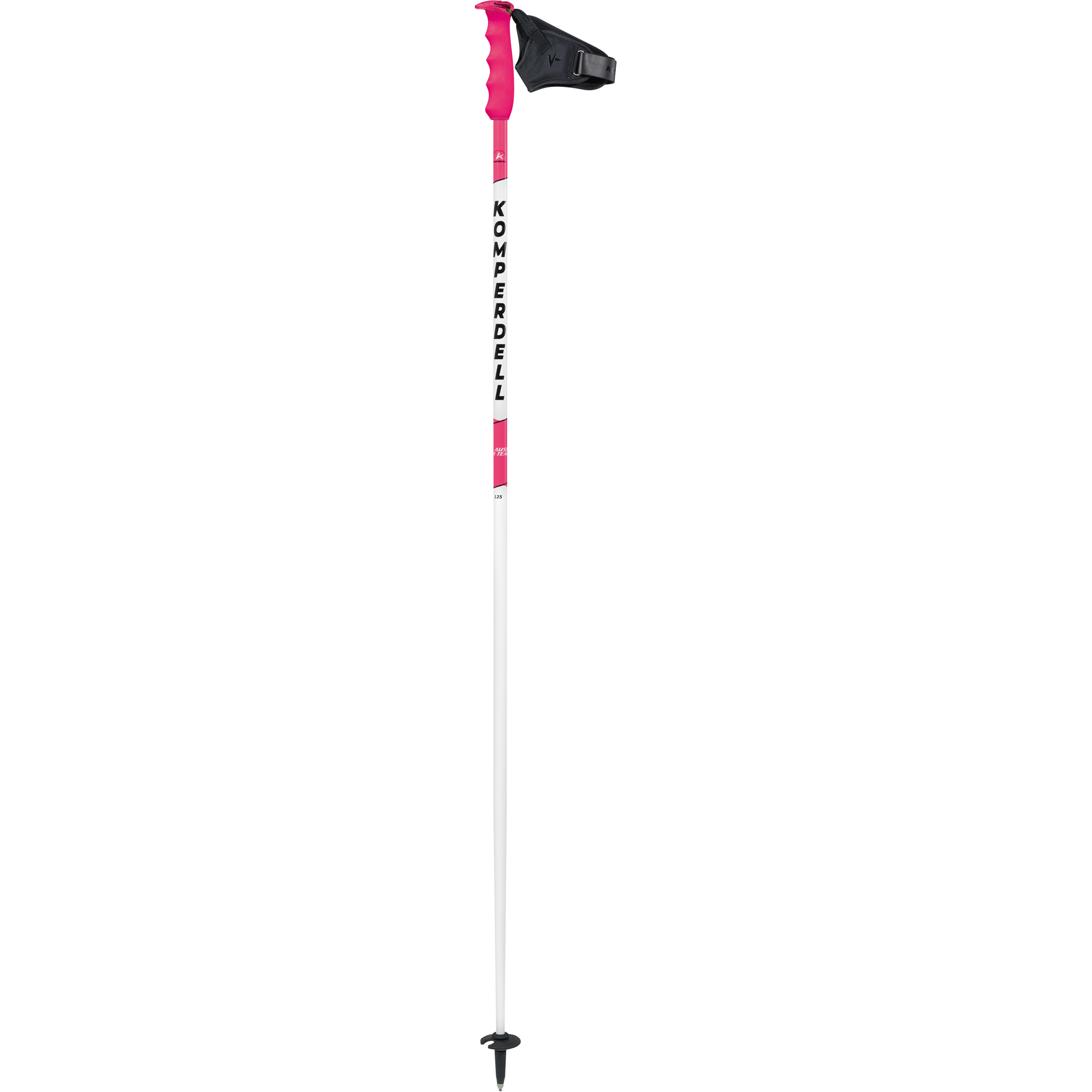 Komperdell Team Carbon TI Skistöcke Skistöcke pink Größe 125CM Skifahren