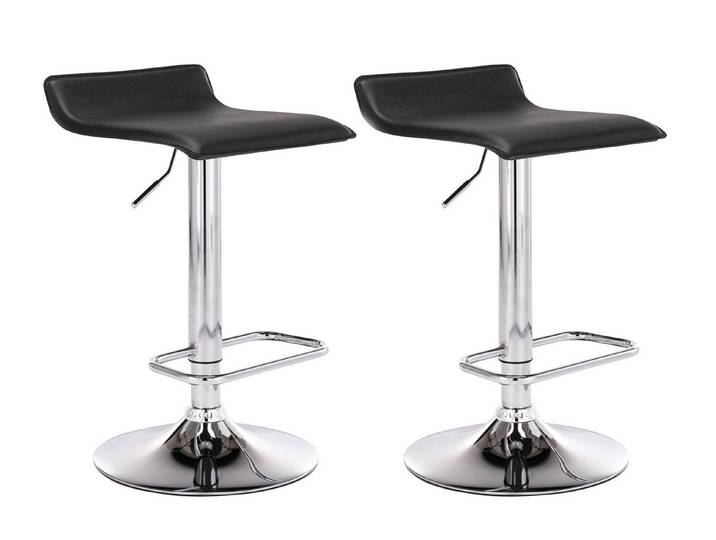 CLP Barhocker Dyn Kunstleder (Set, 2er), höhenverstellbar & drehbar