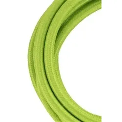 Bailey-Gewebekabel 2-adrig grün 3m