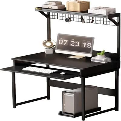 No Computer Desk with Hutch