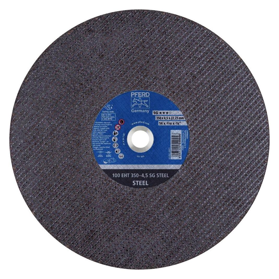 Pferd Trennscheiben 100 EHT 350-4,5 SG STEEL/22,23 (100 EHT 350-4,5 SG STEEL/22,23)