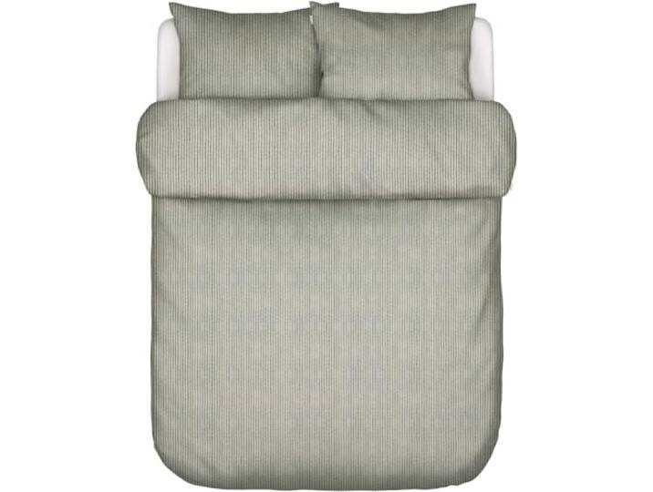 Marc O' Polo Satin-Bettwäsche-Garnitur Janne Farbe Oak beige Größe 140x200+70x90 Reißverschluss Wellenmuster