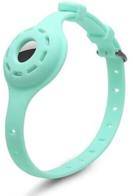Uplifted Finds Silicone Anti Lost Pet Collar For Apple AirTag Protective Tracker m green