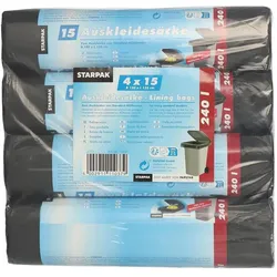 Papstar Kehrichtsack, Abfallsack, Schwarz