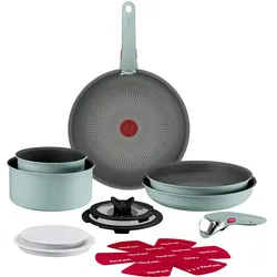 Tefal L80291, Pfannenset + Topfset, Grün