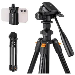 K&F Concept Stativkit Aluminium mit Videoneiger