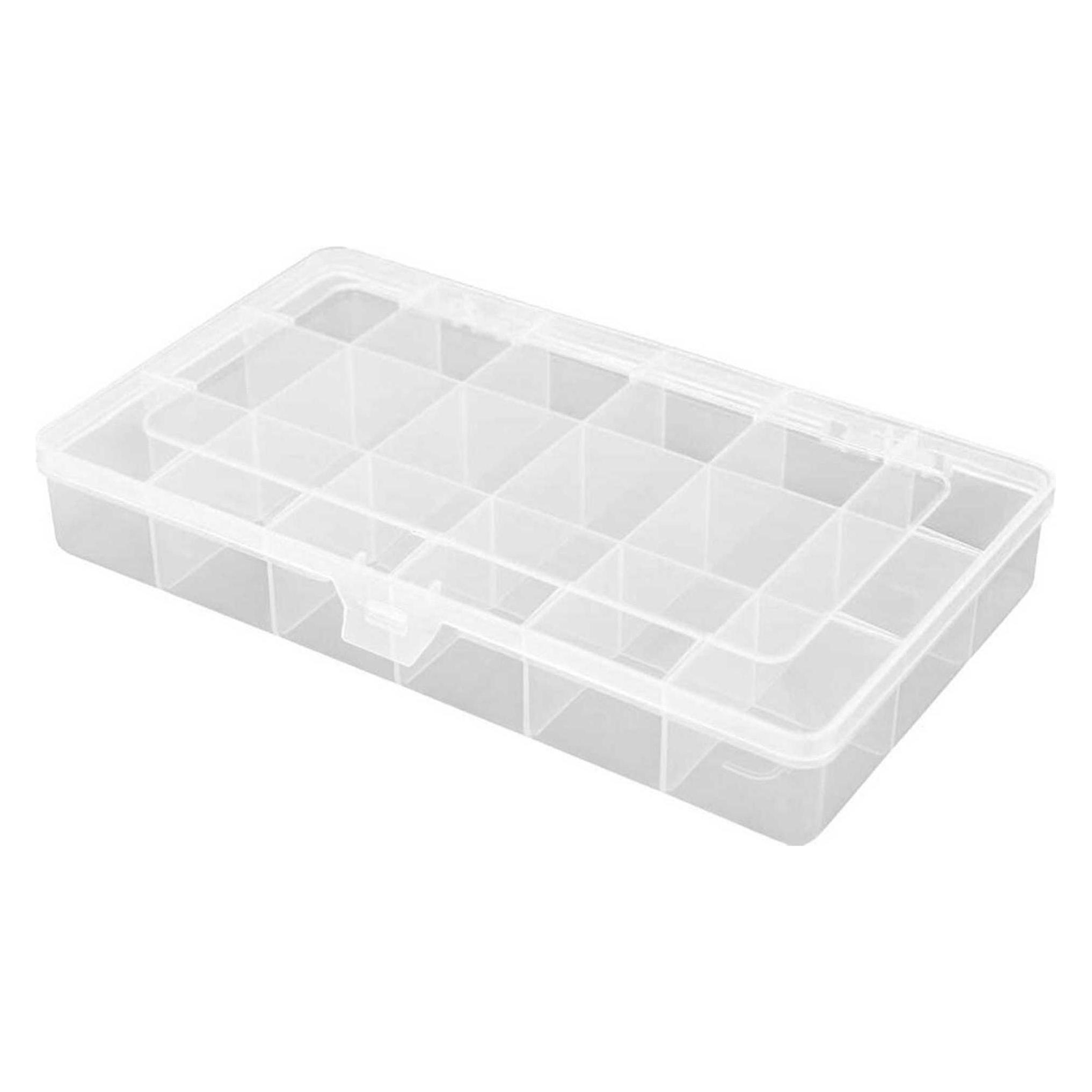 Robitronic sortierkasten 18 fächer fix 210x119x34.5 mm (R14030)