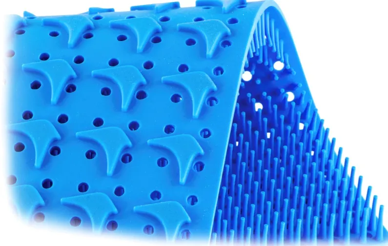 ERMIS MedTech GmbH Silikon-Noppenmatte gelocht, für Steril Container 150 x120 mm Blau ER852.025B