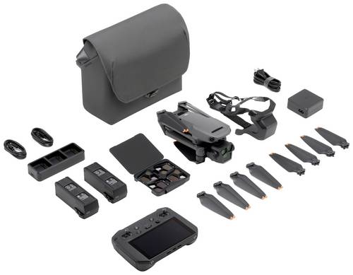 DJI Mavic 3 Pro Fly More Combo (RC PRO) Quadrocopter 100% RtR Kameraflug, Profi Grau