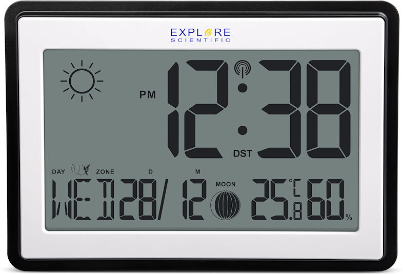 Explorer Scientific Orologio Parete Temp.int. Fasi Lunari