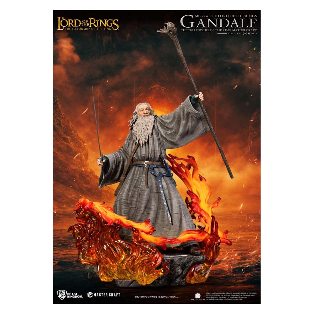 Beast Kingdom Le Seigneur des Anneaux statuette Master Craft Gandalf 58 cm (BKDMC-066)