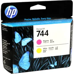 HP Druckkopf F9J87A 744 magenta + yellow