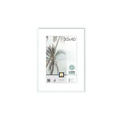 Kunststoffrahmen  Kyoto ¦ weiß ¦ Kunststoff ¦ Maße (cm): B: 31 H: 41 T: 1.8