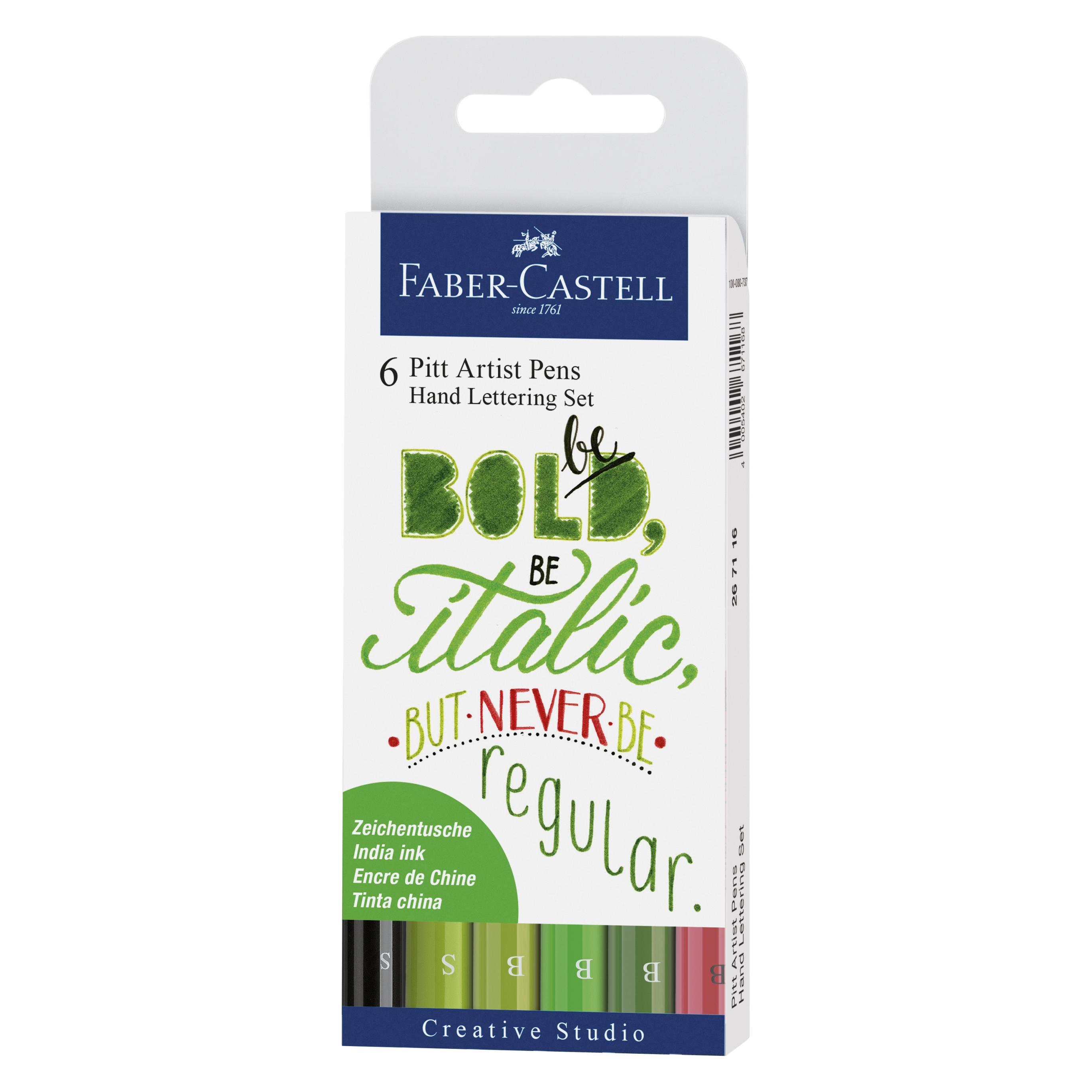 Faber-Castell Pitt Art Pen Handlettering (6x) (267117)