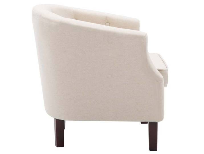 Beige CHAISE/FAUTEUIL - SARAZYJ - 65x64x65cm - Fauteuil beige tissu Hot17838111