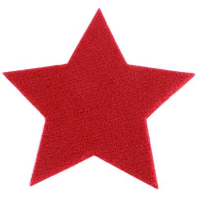 Platzset "Stern, Weihnachtsdeko", rot, B:16,5cm H:5mm L:16,5cm, PRIMAFLOR-IDEEN IN TEXTIL, Platzsets, auch ideal als Untersetzer oder Dekoration, Größe 16,5 oder 29,5 cm