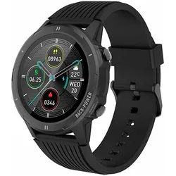 Denver SW-351 (45 mm, Kautschuk, Schwarz, ohne SIM), Smartwatch