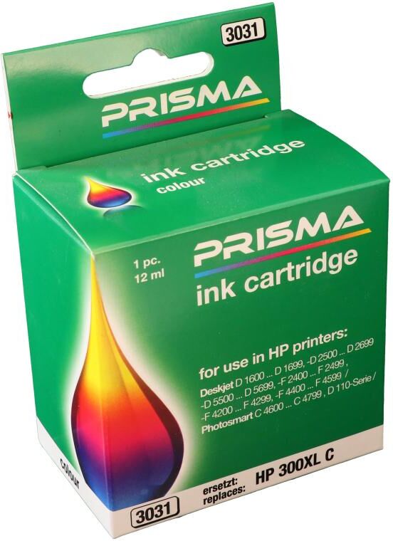 PRISMA 3031 Druckerpatrone für HP Tintenstrahldrucker, cyan, 12 ml