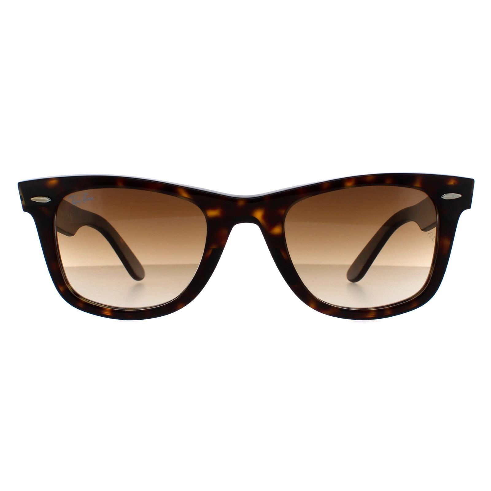 Ray-ban rechthoek unisex Havana bruine gradiënt zonnebril