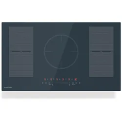 Klarstein Delicatessa 90 Flex Einbaukochfeld | 9500 W | Flexzone | Booster | Induktion Anthrazit