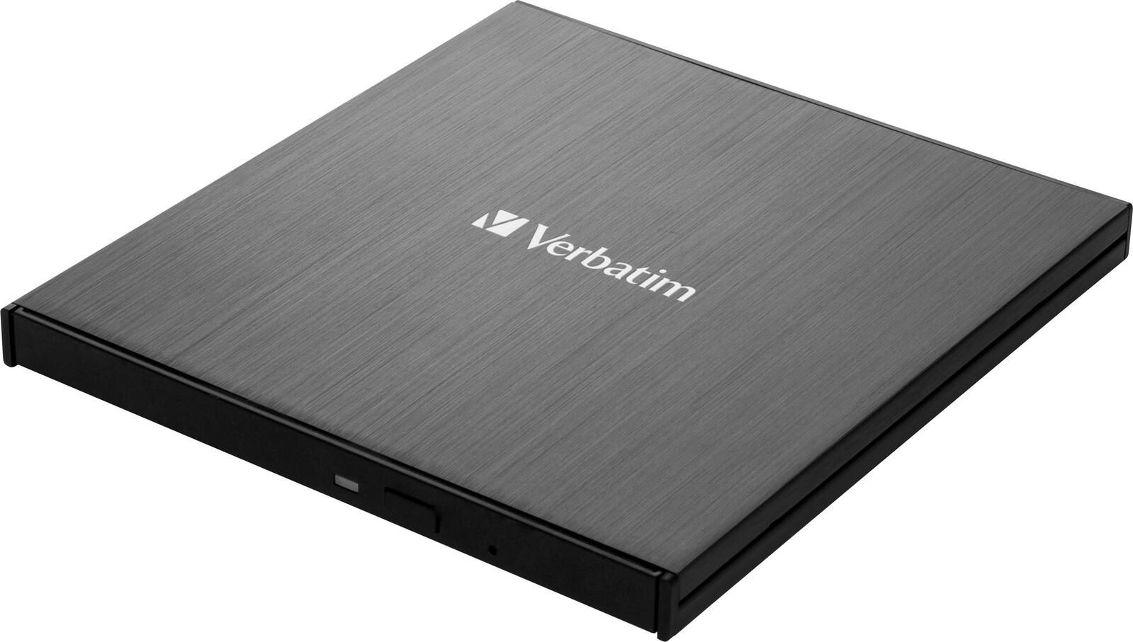 Verbatim Slimline 4K externer Blu-ray-Brenner schwarz 43888