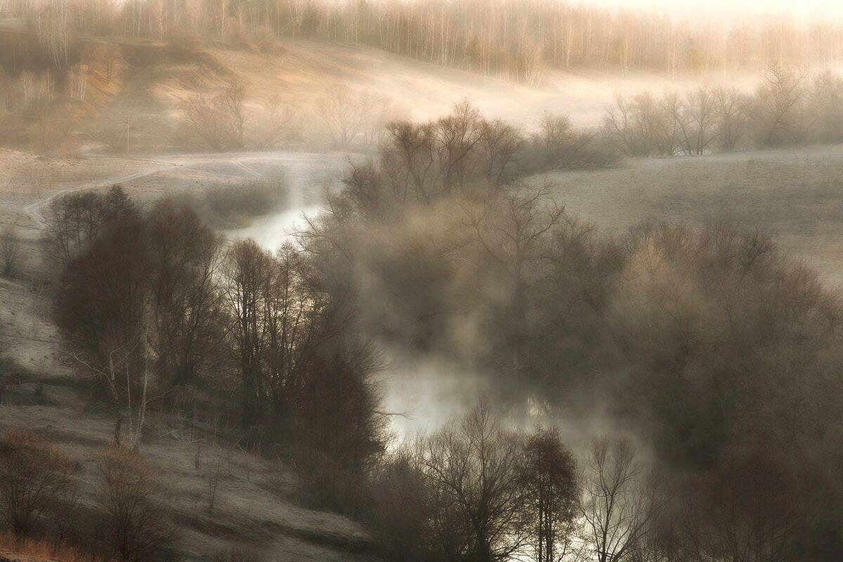 Fototapete PAPERMOON "Surreale Landschaft", bunt, B:2,5m L:1,86m, Vlies, Tapeten, Fototapete bunt B/L: 2,5m x 1,86m, Bahnen: 5 Stk.