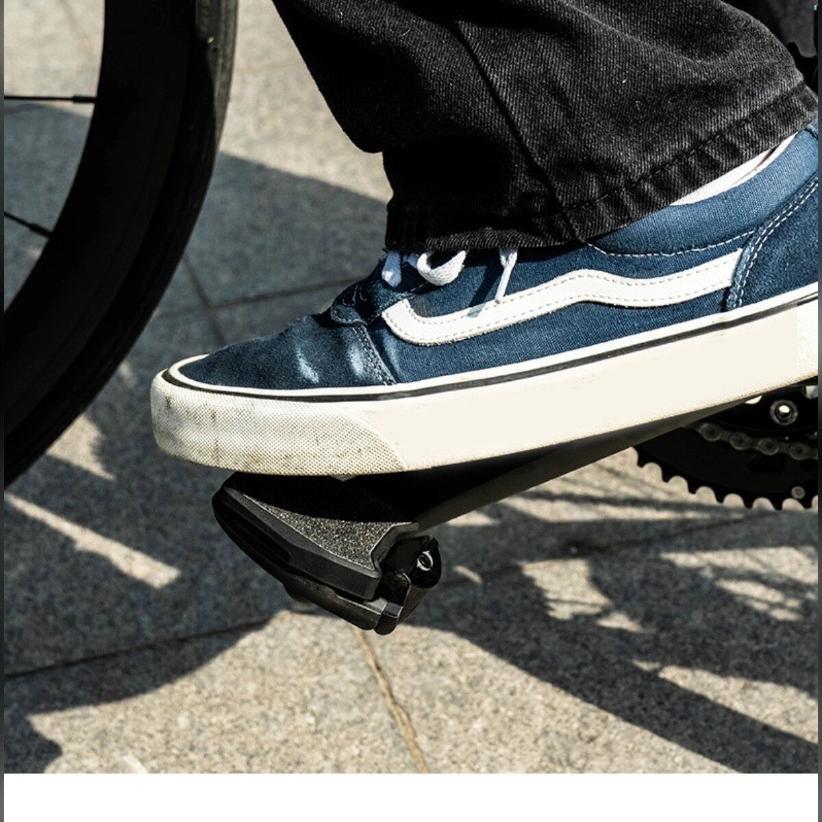 INF Umrüstplatten für Rennrad-Cleats, Nylon-Adapter, kompatibel mit Look KEO, Schwarz, 6.7cm x 6.8cm