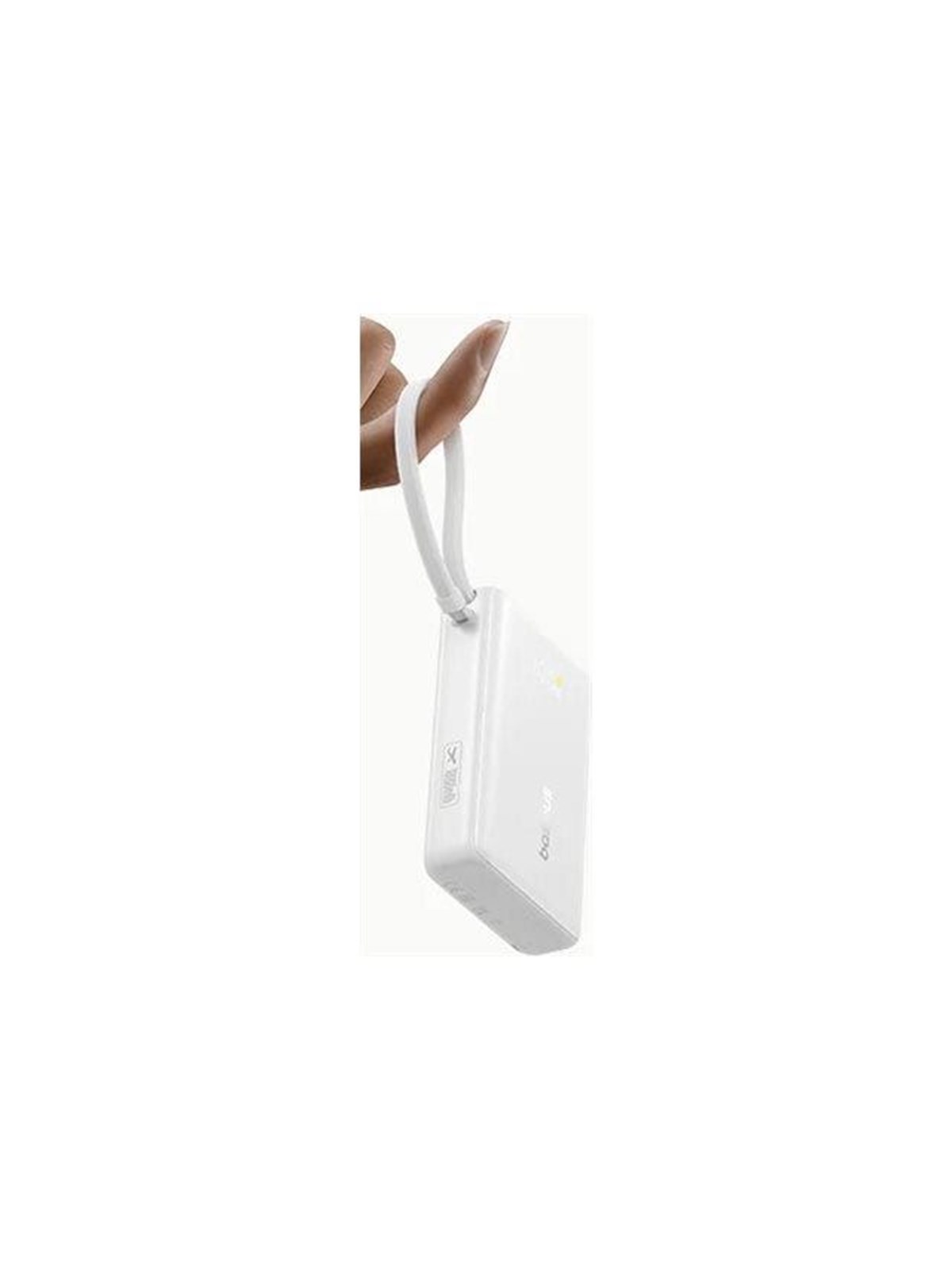 Baseus PicoGo power bank - with built-in USB-C cable - 2 x USB-C USB - 45 Watt - 10000 mAh